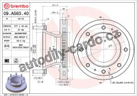 Brzdový kotouč BREMBO 09.A563.40