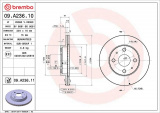Brzdový kotouč BREMBO 09.A236.11