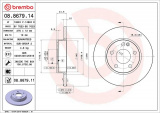 Brzdový kotouč BREMBO 08.8679.14 - MERCEDES-BENZ