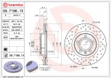 Brzdový kotouč BREMBO 09.7196.1X