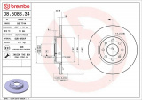 Brzdový kotouč BREMBO 08.5086.34 - OPEL