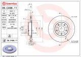 Brzdový kotouč BREMBO 09.C496.11 - ALFA ROMEO