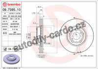 Brzdový kotouč BREMBO 09.7395.11