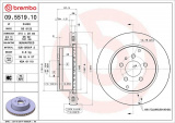 Brzdový kotouč BREMBO 09.5519.10 - FERRARI