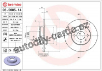 Brzdový kotouč BREMBO 08.5085.11