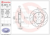 Brzdový kotouč BREMBO 08.A912.1X
