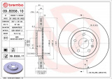 Brzdový kotouč BREMBO 09.B358.11 - OPEL, SAAB