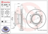 Brzdový kotouč BREMBO 09.8206.10 - MERCEDES-BENZ