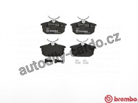 Sada brzdových destiček BREMBO P54023 - MITSUBISHI, VOLVO Sada brzdových destiček BREMBO P54023 - MITSUBISHI, VOLVO