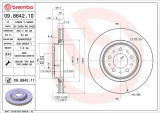 Brzdový kotouč BREMBO 09.8642.10 - VOLVO