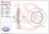 Brzdový kotouč BREMBO 09.B560.10 - DAIHATSU