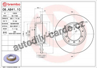Brzdový kotouč BREMBO 08.A841.10