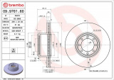 Brzdový kotouč BREMBO 09.9761.60 - IVECO