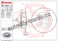 Brzdový kotouč BREMBO 08.A403.11