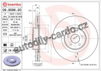 Brzdový kotouč BREMBO 09.9586.21