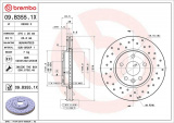 Brzdový kotouč BREMBO 09.B355.1X - CHEVROLET, OPEL