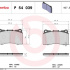 Sada brzdových destiček BREMBO P54039 - MITSUBISHI, SUBARU