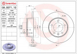 Brzdový kotouč BREMBO 08.9371.10 - NISSAN, OPEL, RENAULT