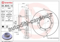 Brzdový kotouč BREMBO 09.8543.10