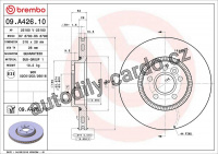 Brzdový kotouč BREMBO 09.A426.11