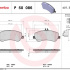 Sada brzdových destiček BREMBO P50086 - MERCEDES-BENZ