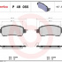Sada brzdových destiček BREMBO P49055 - MAZDA Sada brzdových destiček BREMBO P49055 - MAZDA