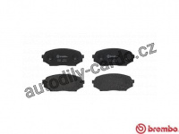 Sada brzdových destiček BREMBO P49017 - MAZDA Sada brzdových destiček BREMBO P49017 - MAZDA