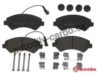 Sada brzdových destiček BREMBO P23161 - FIAT