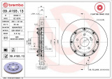 Brzdový kotouč BREMBO 09.A193.13