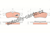 Sada brzdových destiček TRW GDB1561 - MINI COOPER, ONE