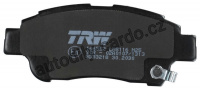 Sada brzdových destiček TRW GDB3218 - TOYOTA YARIS