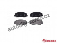 Sada brzdových destiček BREMBO P16012 - DAIHATSU Sada brzdových destiček BREMBO P16012 - DAIHATSU