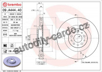 Brzdový kotouč BREMBO 09.A444.41