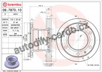 Brzdový kotouč BREMBO 09.7873.10
