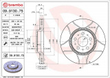 Brzdový kotouč BREMBO MAX 09.9130.75 - VOLVO
