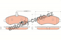 Sada brzdových destiček TRW GDB1718 - FIAT SCUDO