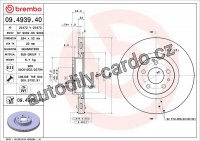 Brzdový kotouč BREMBO 09.4939.41