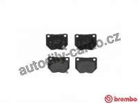 Sada brzdových destiček BREMBO P56054 - NISSAN Sada brzdových destiček BREMBO P56054 - NISSAN