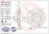 Brzdový kotouč BREMBO 09.5180.3X