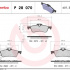 Sada brzdových destiček BREMBO P28070 - HONDA