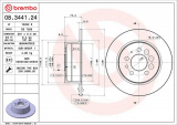 Brzdový kotouč BREMBO 08.3441.24 - VOLVO