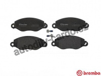 Sada brzdových destiček BREMBO P24053 - FORD Sada brzdových destiček BREMBO P24053 - FORD