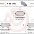 Sada brzdových destiček BREMBO P56086 - NISSAN Sada brzdových destiček BREMBO P56086 - NISSAN