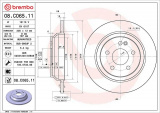 Brzdový kotouč BREMBO 08.C065.11