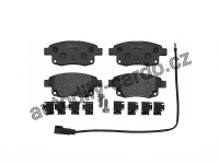 Sada brzdových destiček BREMBO P24066 - FORD