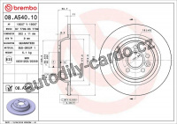 Brzdový kotouč BREMBO 08.A540.11