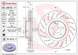 Brzdový kotouč BREMBO 09.A819.11 - MERCEDES-BENZ