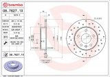 Brzdový kotouč BREMBO 08.7627.1X