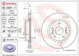 Brzdový kotouč BREMBO 09.C047.11 - SUZUKI