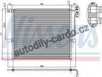 Chladič klimatizace NISSENS 94761 Chladič klimatizace NISSENS 94761